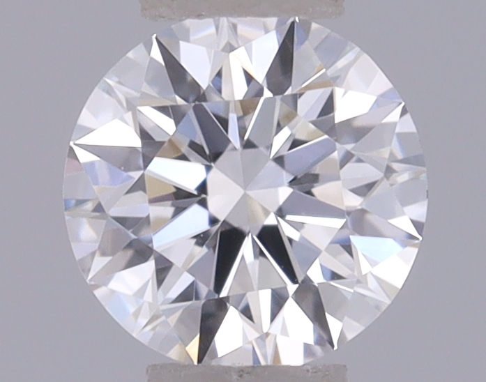 Actual 0.27 carat D Round lab-grown diamond