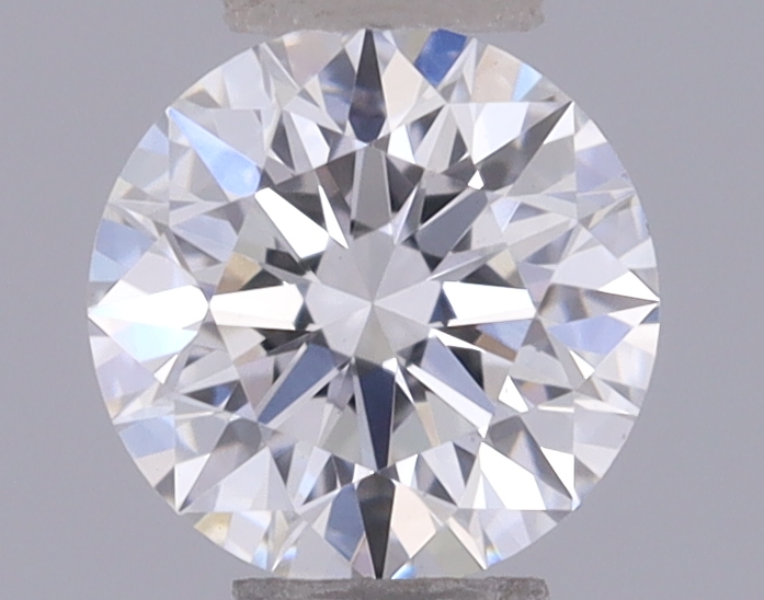 Actual 0.27 carat D Round lab-grown diamond