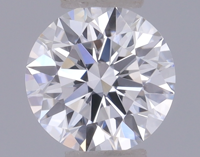 Actual 0.27 carat D VS1 Round lab-grown diamond