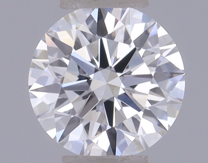 Actual 0.27 carat D Round lab-grown diamond