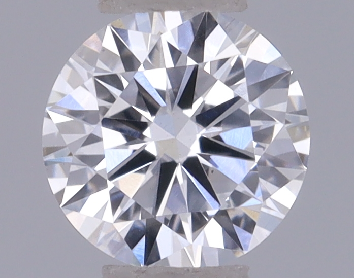 Actual 0.27 carat D Round lab-grown diamond