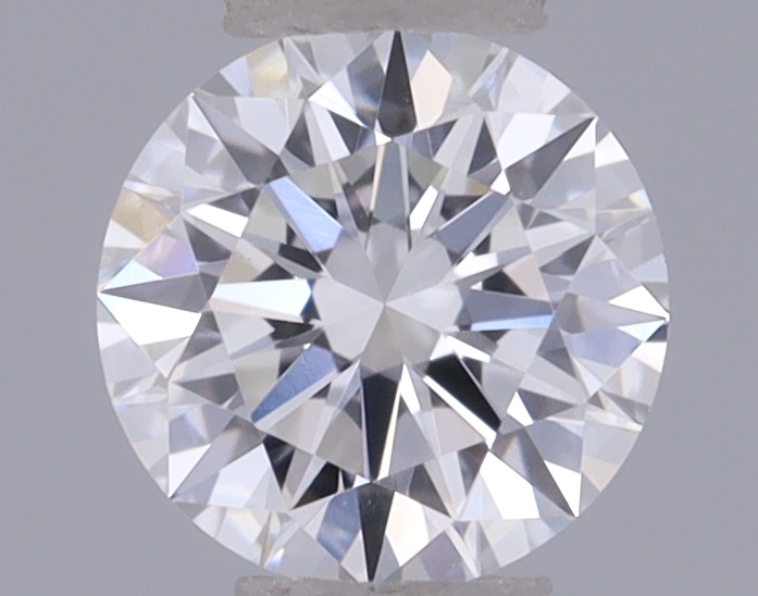Actual 0.27 carat D Round lab-grown diamond