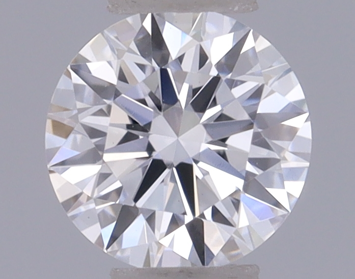 Actual 0.27 carat D Round lab-grown diamond