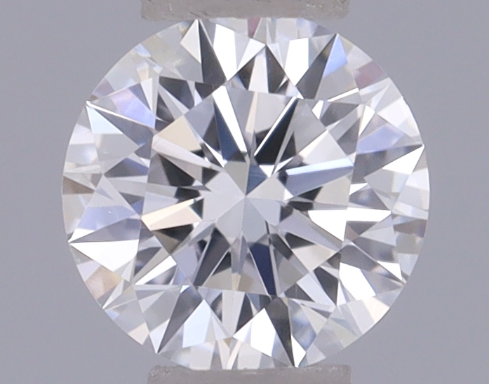 Actual 0.27 carat D Round lab-grown diamond