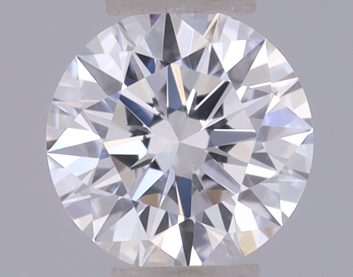 Actual 0.27 carat D Round lab-grown diamond