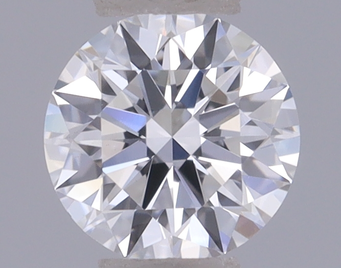 Actual 0.27 carat D Round lab-grown diamond
