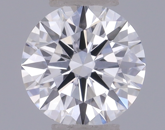 Actual 0.27 carat D Round lab-grown diamond