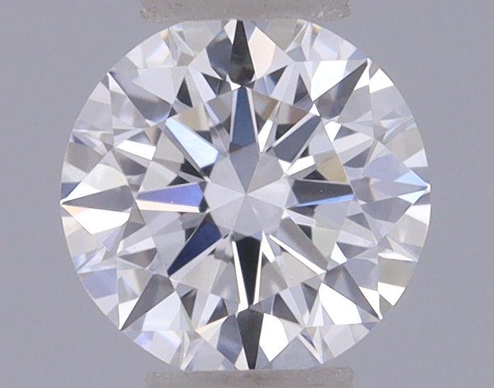 Actual 0.27 carat D Round lab-grown diamond