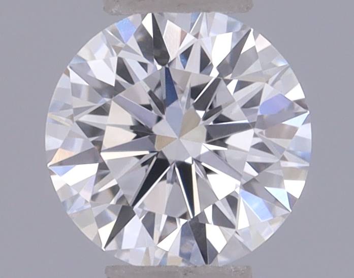 Actual 0.27 carat D Round lab-grown diamond