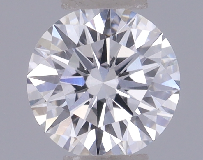 Actual 0.27 carat D Round lab-grown diamond