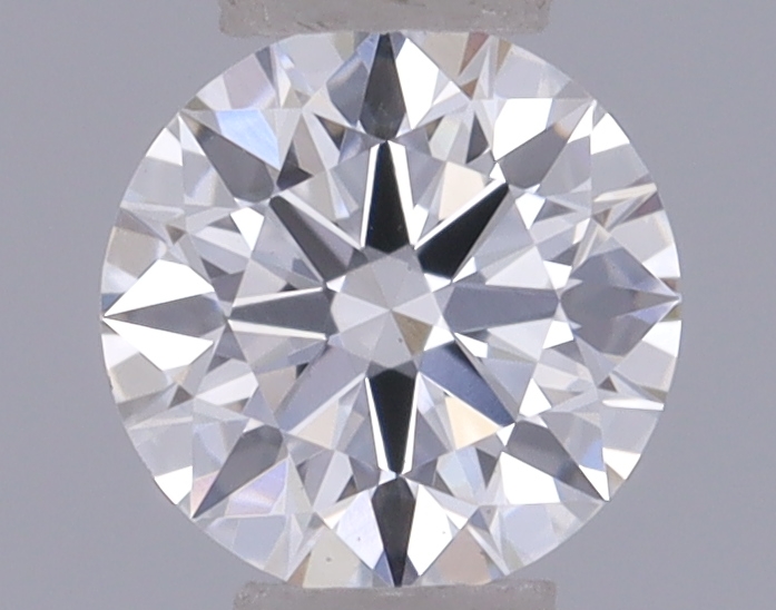Actual 0.27 carat D Round lab-grown diamond