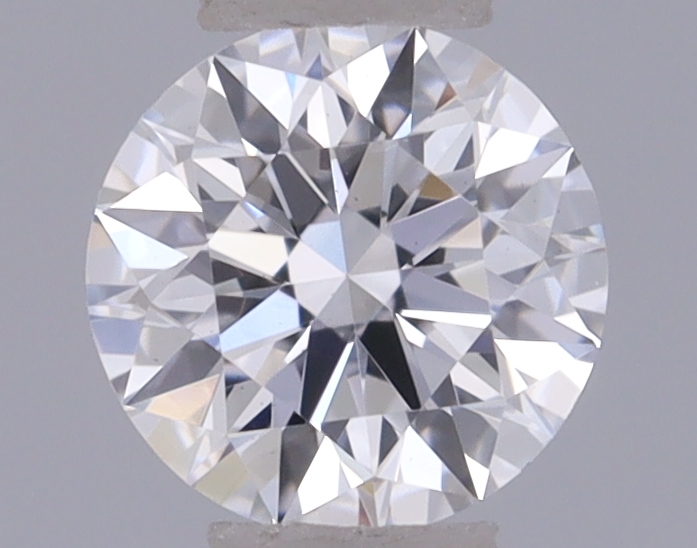 Actual 0.27 carat D Round lab-grown diamond