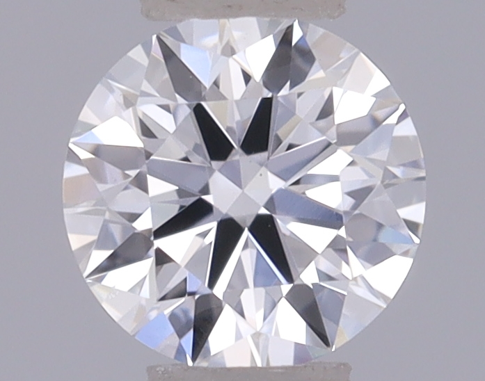 Actual 0.27 carat D Round lab-grown diamond