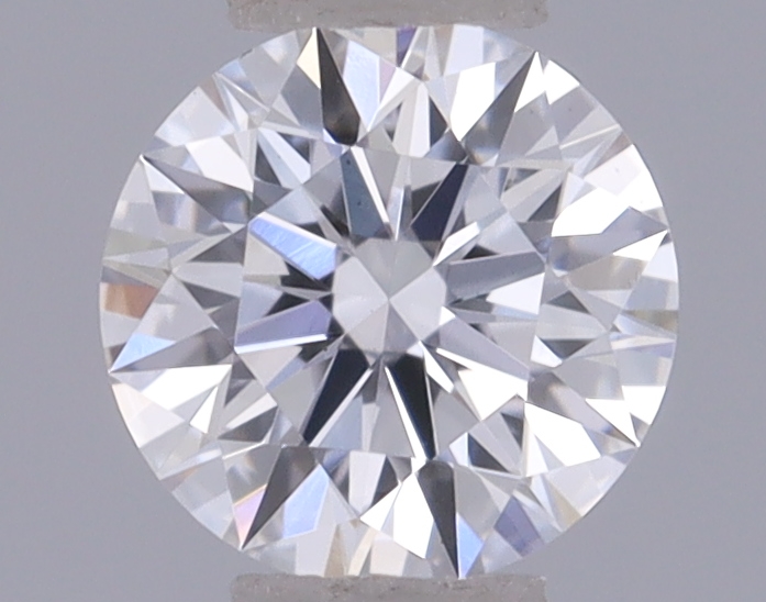 Actual 0.27 carat D Round lab-grown diamond