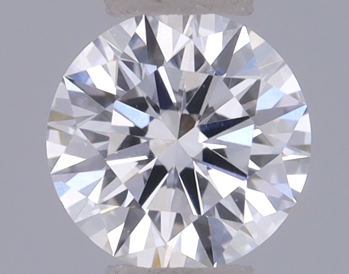 Actual 0.27 carat D Round lab-grown diamond