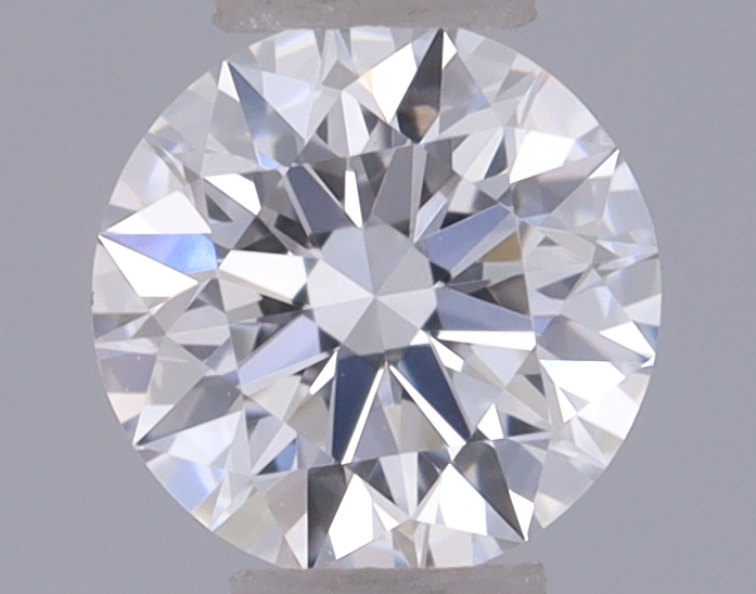 Actual 0.27 carat D Round lab-grown diamond