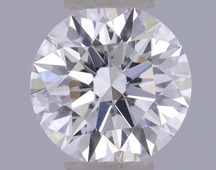 Actual 0.27 carat D Round lab-grown diamond