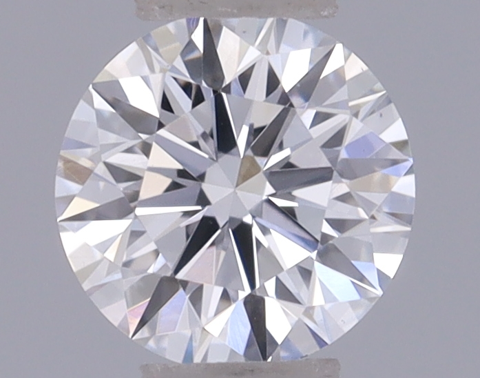 Actual 0.27 carat D Round lab-grown diamond