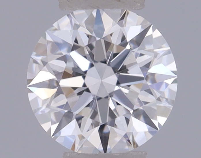 Actual 0.27 carat D Round lab-grown diamond