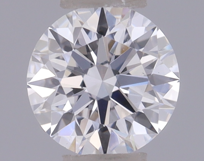 Actual 0.27 carat D Round lab-grown diamond