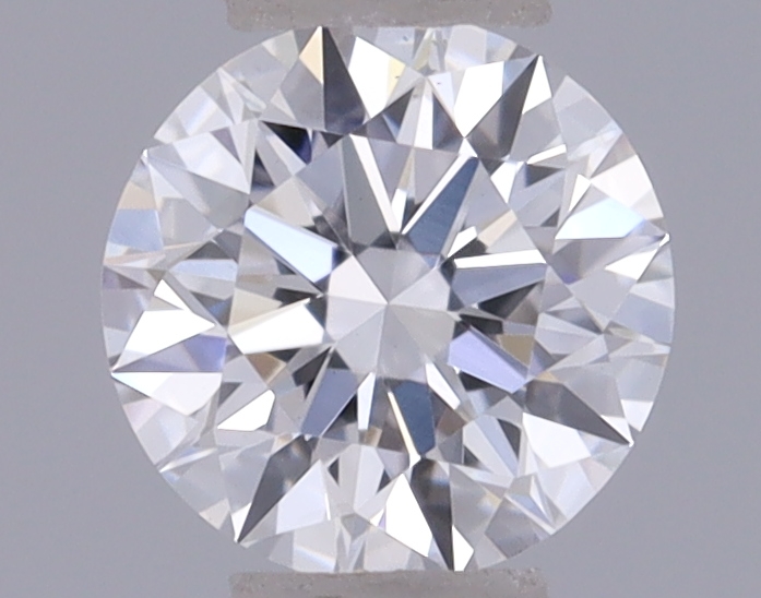 Actual 0.27 carat D Round lab-grown diamond