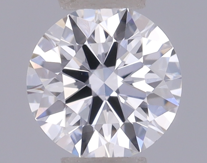 Actual 0.27 carat D Round lab-grown diamond