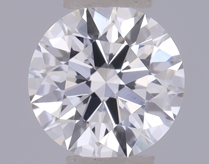 Actual 0.27 carat D Round lab-grown diamond
