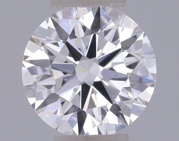 Actual 0.27 carat D Round lab-grown diamond