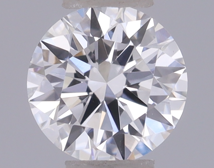 Actual 0.27 carat D Round lab-grown diamond
