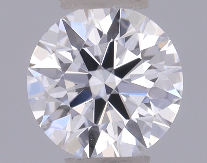 Actual 0.27 carat D Round lab-grown diamond