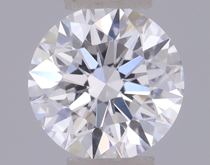 Actual 0.27 carat D Round lab-grown diamond