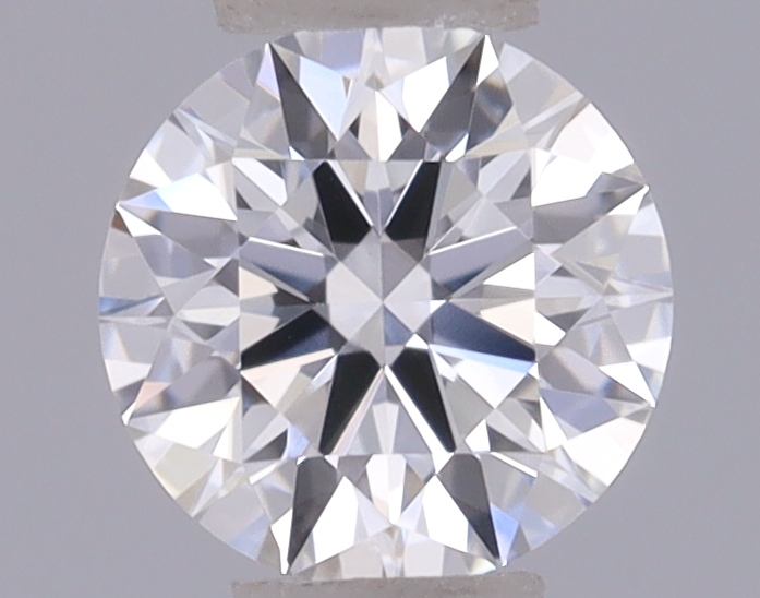 Actual 0.27 carat D Round lab-grown diamond