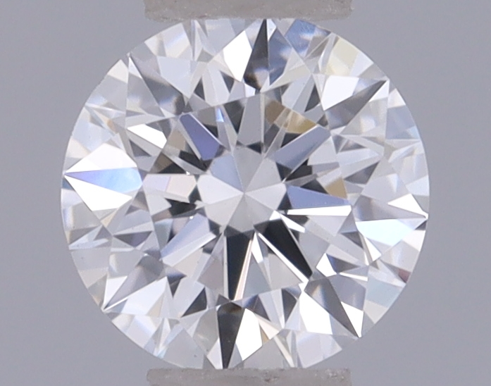 Actual 0.27 carat D Round lab-grown diamond
