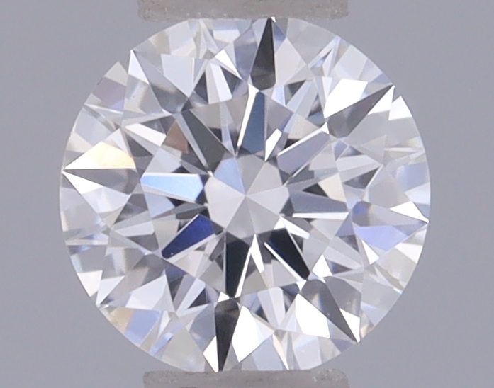 Actual 0.27 carat D Round lab-grown diamond